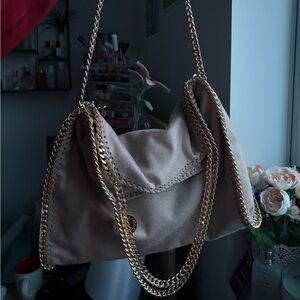 Stella McCartney Suede Falabella Foldover Tote bag * Large